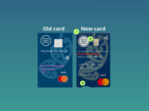 Old vs New card